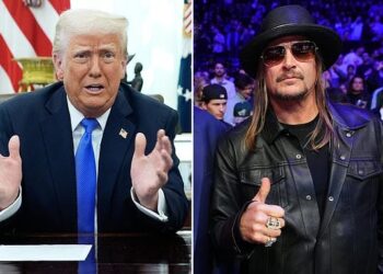 Trump to face off with one of his biggest liberal critics as Kid Rock brokers White House summit